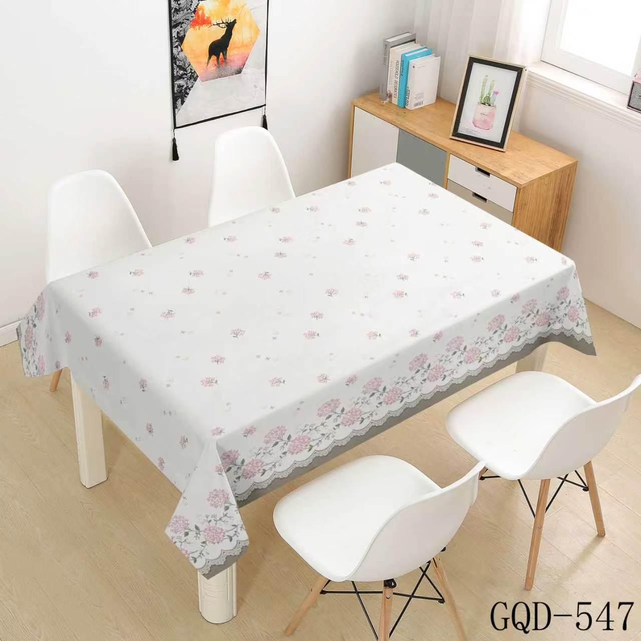 white tiny colored dots with pink-gray trim